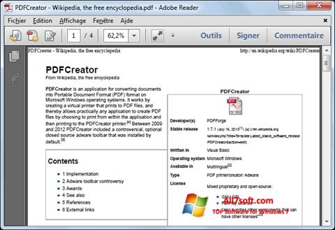 Screenshot PDFCreator untuk Windows 7