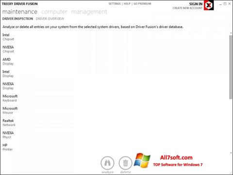 Screenshot Driver Fusion untuk Windows 7