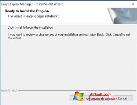 Screenshot Easy Display Manager untuk Windows 7