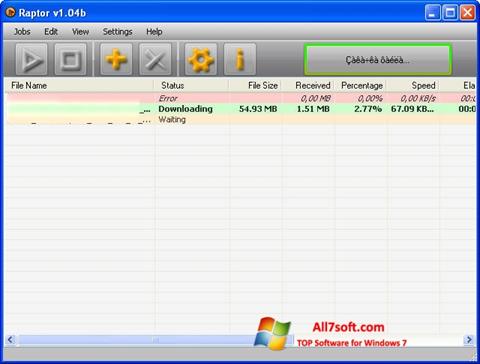 Screenshot Raptor untuk Windows 7