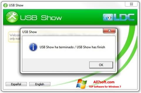 Screenshot USB Show untuk Windows 7