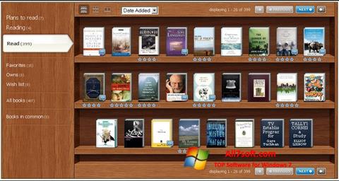 Screenshot Bookshelf untuk Windows 7