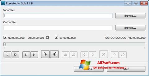 Screenshot Free Audio Dub untuk Windows 7