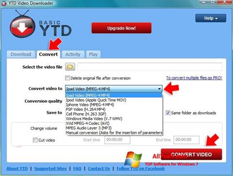 Screenshot YTD Video Downloader untuk Windows 7