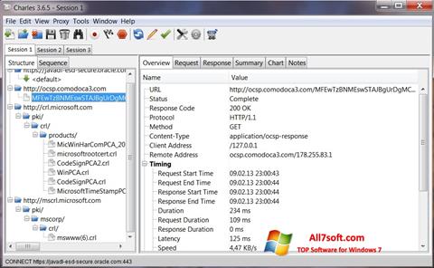 Screenshot Charles untuk Windows 7