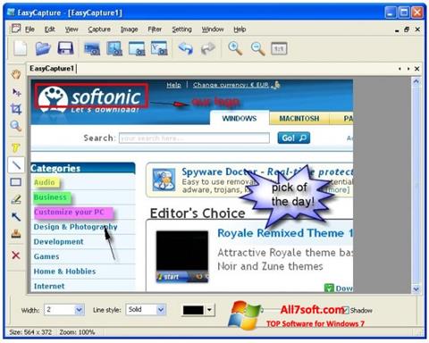 Screenshot EasyCapture untuk Windows 7