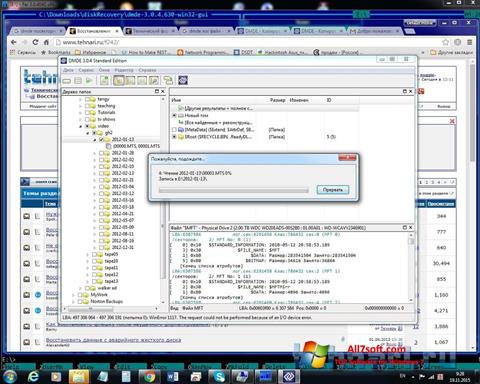 Screenshot DMDE untuk Windows 7