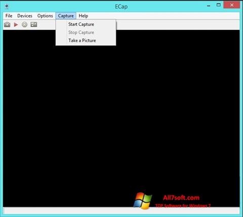 Screenshot ECap untuk Windows 7