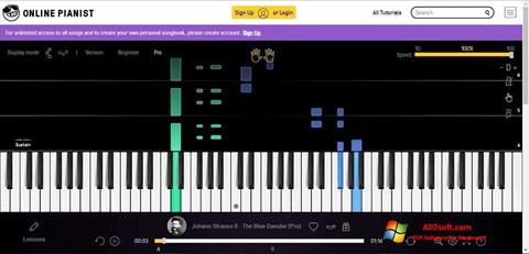 Screenshot Virtual Piano untuk Windows 7