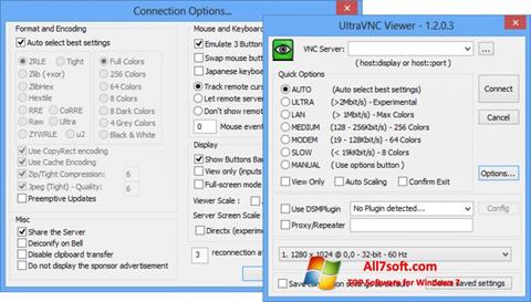 Screenshot UltraVNC untuk Windows 7
