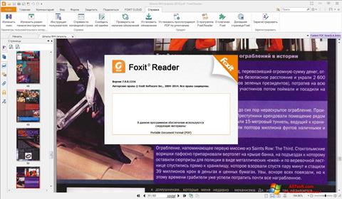 Screenshot Foxit Reader untuk Windows 7