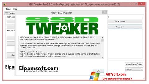 Screenshot SSD Tweaker untuk Windows 7