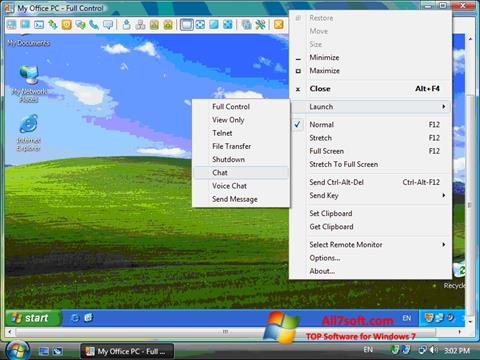 Screenshot Radmin untuk Windows 7