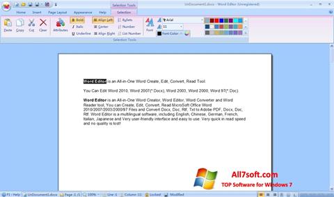 Screenshot DocX Reader untuk Windows 7