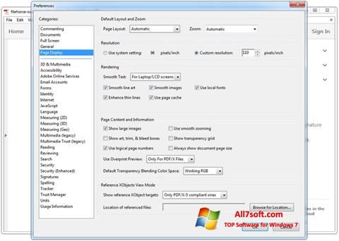 Screenshot Adobe Acrobat untuk Windows 7