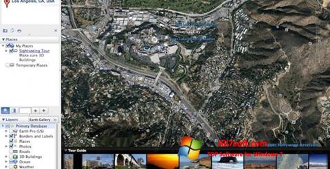 Screenshot Google Earth Pro untuk Windows 7