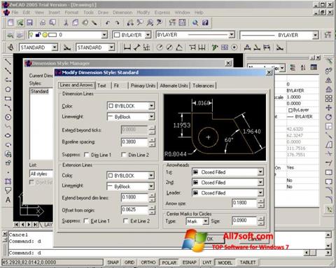 Screenshot ZWCAD untuk Windows 7
