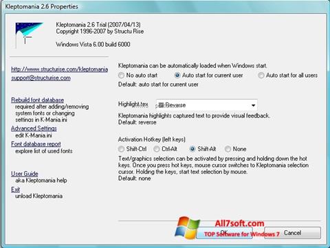 Screenshot Kleptomania untuk Windows 7