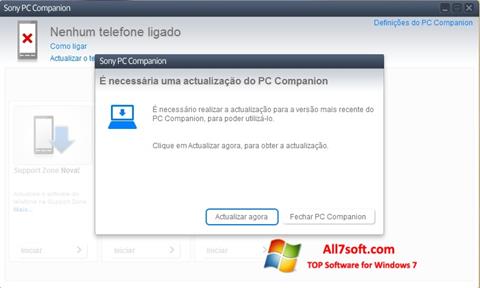 Screenshot Sony PC Companion untuk Windows 7