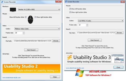 Screenshot Rylstim Screen Recorder untuk Windows 7