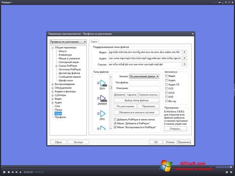 Screenshot Daum PotPlayer untuk Windows 7