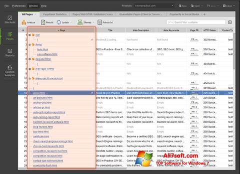 Screenshot Site-Auditor untuk Windows 7