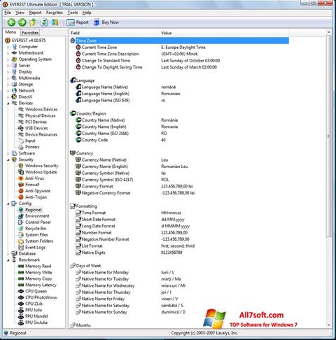 Screenshot EVEREST Ultimate Edition untuk Windows 7