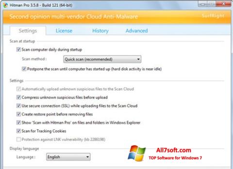 Screenshot HitmanPro untuk Windows 7