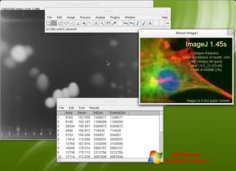 Screenshot ImageJ untuk Windows 7