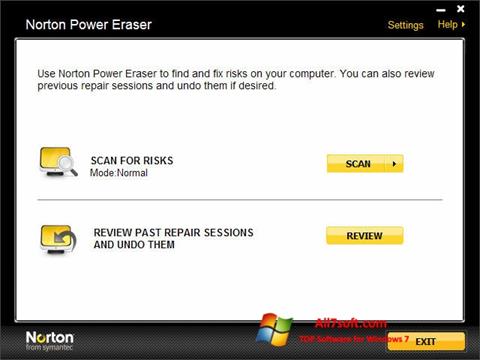 Screenshot Norton Power Eraser untuk Windows 7