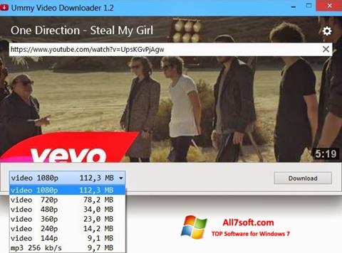 Screenshot Ummy Video Downloader untuk Windows 7