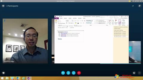 Screenshot Skype for Business untuk Windows 7