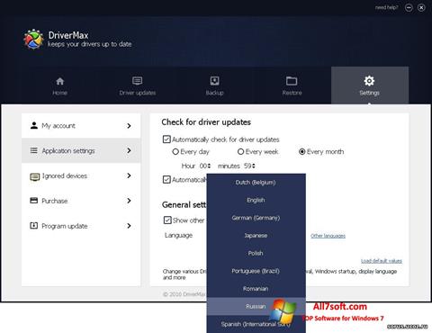 Screenshot DriverMax untuk Windows 7