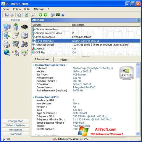 Screenshot PC Wizard untuk Windows 7