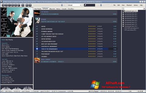 Screenshot Foobar2000 untuk Windows 7