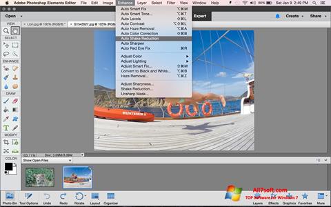 Screenshot Photoshop Elements untuk Windows 7