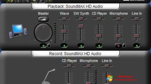 Screenshot SoundMAX untuk Windows 7