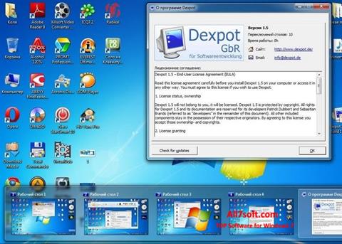 Screenshot Dexpot untuk Windows 7