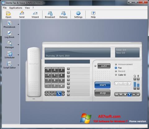 Screenshot VentaFax untuk Windows 7