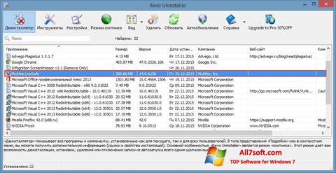 Screenshot McAfee Consumer Product Removal Tool untuk Windows 7