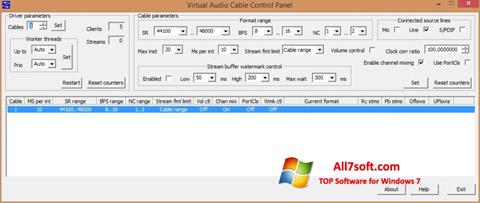 Screenshot Virtual Audio Cable untuk Windows 7