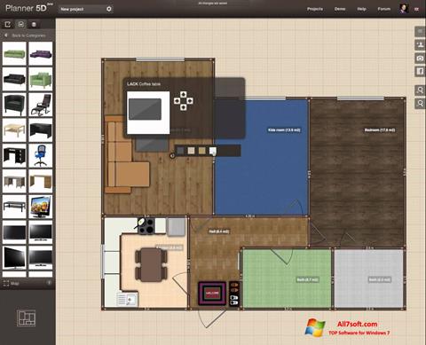 Screenshot Planner 5D untuk Windows 7