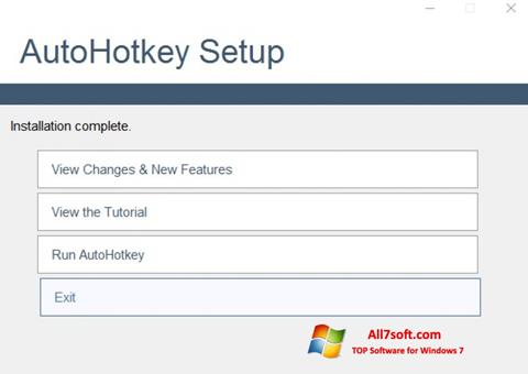 Screenshot AutoHotkey untuk Windows 7