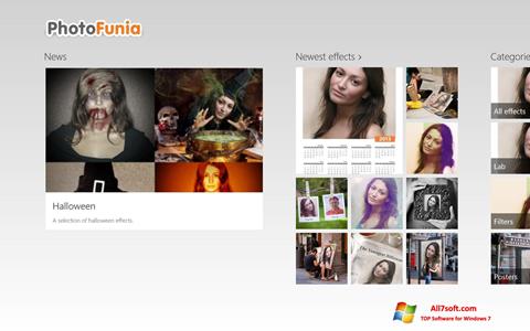 Screenshot PhotoFunia untuk Windows 7