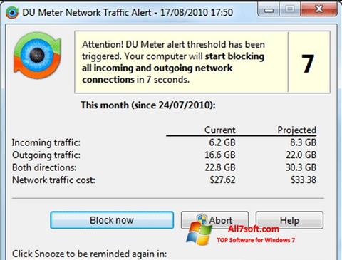 Screenshot DU Meter untuk Windows 7