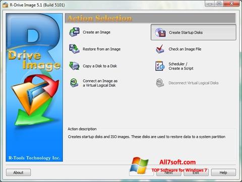 Screenshot R-Drive Image untuk Windows 7