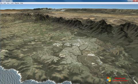 Screenshot NASA World Wind untuk Windows 7