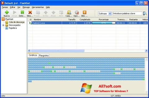 Screenshot FlashGet untuk Windows 7